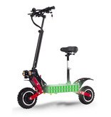 Janobike T85 Electric Off-Road Smart E Step Scooter with Seat - 5600W - 28Ah Battery - 10 inch Wheels