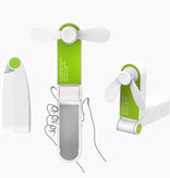 Stuff Certified® C28 Przenośny wentylator akumulatorowy - Wentylator ręczny na baterie Zielony