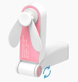 Stuff Certified® C28 Rechargeable Portable Fan - Battery Hand Fan Pink