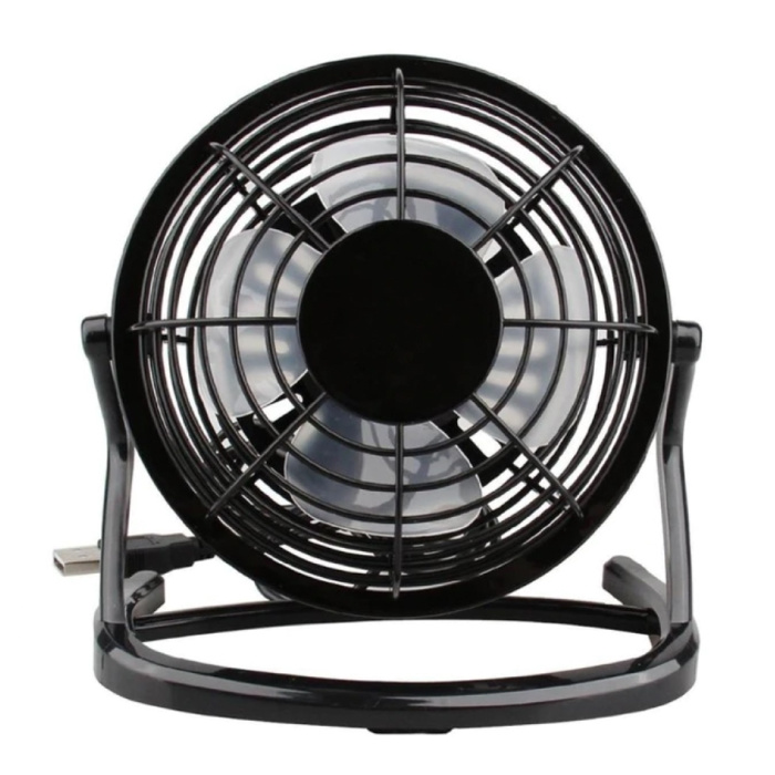 Ventilador Portátil Recargable - Ventilador de Mano 2500RPM Negro