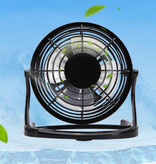 Stuff Certified® Oplaadbare Draagbare Ventilator - Handventilator 2500RPM Zwart