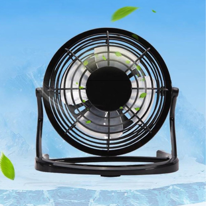 Stuff Certified® Ventilateur portable rechargeable - Ventilateur à main 2500 tr / min noir