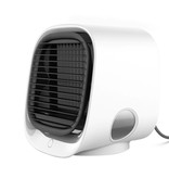 Stuff Certified® Climatiseur portable - Refroidissement par eau - Mini ventilateur / refroidisseur d'air blanc