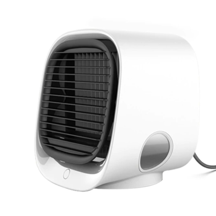 Aire acondicionado portátil - Refrigeración por agua - Mini ventilador / Enfriador de aire Blanco