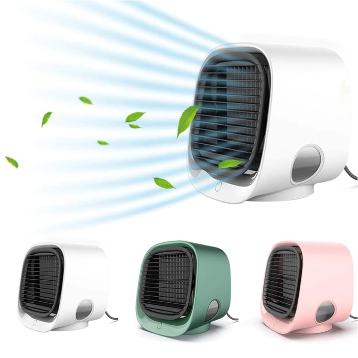 Stuff Certified® Condizionatore d'aria portatile - Raffreddamento ad acqua - Mini ventilatore / Raffreddatore d'aria Verde