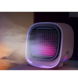 Stuff Certified® Przenośny klimatyzator - chłodzenie wodą - mini wentylator / chłodnica powietrza Zielony