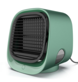 Stuff Certified® Aire acondicionado portátil - Refrigeración por agua - Mini ventilador / Enfriador de aire Verde