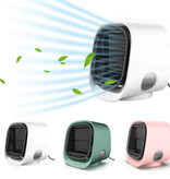 Stuff Certified® Tragbare Klimaanlage - Wasserkühlung - Mini-Lüfter / Luftkühler Pink