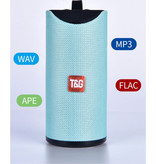 T & G Altoparlante wireless per soundbar TG-113 Scatola per altoparlanti wireless Bluetooth 4.2 nera