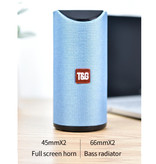 T & G TG-113 Wireless Soundbar Speaker Wireless Bluetooth 4.2 Speaker Box Blue