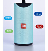 T & G TG-113 Altavoz de barra de sonido inalámbrico Caja de altavoz inalámbrico Bluetooth 4.2 Azul