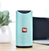 T & G Haut-parleur de barre de son sans fil TG-113 Boîte de haut-parleur sans fil Bluetooth 4.2 vert