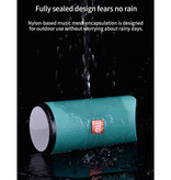 T & G Haut-parleur de barre de son sans fil TG-113 Boîte de haut-parleur sans fil Bluetooth 4.2 rouge