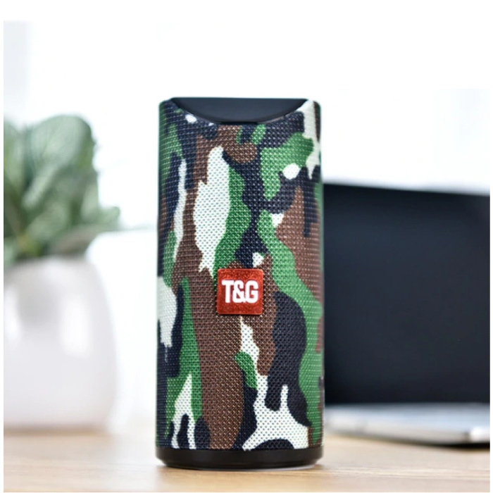 T & G TG-113 Wireless Soundbar Speaker Wireless Bluetooth 4.2 Speaker Box Camo