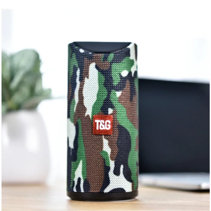 TG-113 Altavoz de barra de sonido inalámbrico Caja de altavoz inalámbrica Bluetooth 4.2 Camuflaje