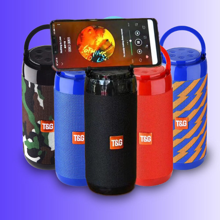 T & G TG-113C Wireless Soundbar Speaker Wireless Bluetooth 4.2 Speaker Box Red