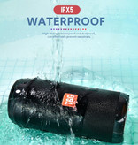 T & G Haut-parleur de barre de son sans fil TG-113C Boîte de haut-parleur sans fil Bluetooth 4.2 blanc-rouge