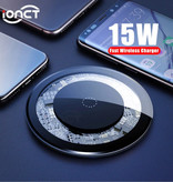 IONCT Tappetino di ricarica wireless per caricabatterie wireless universale Qi da 15 W nero