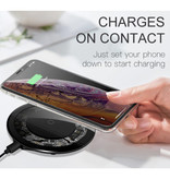 IONCT 15W Qi Universal Wireless Ladegerät Wireless Charging Pad Schwarz