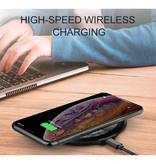 IONCT 15W Qi Universal Wireless Ladegerät Wireless Charging Pad Schwarz