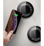IONCT 15W Qi Universele Draadloze Oplader Wireless Charging Pad Zwart