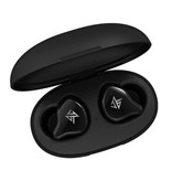 KZ Auriculares inalámbricos S1D Control táctil TWS Bluetooth 5.0 Auriculares inalámbricos Auriculares Auriculares Negro