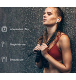Aicnly X15 Draadloze Bluetooth Oortjes Earphones Ear Wireless Buds Oortelefoon Zwart
