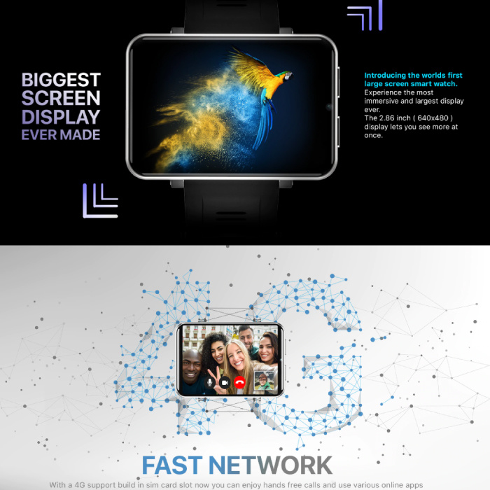 Biggest screen online smartwatch 2019