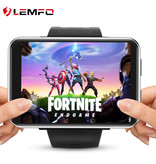Lemfo LEM T Smartwatch Wide Display - Écran de 2,86 pouces - 3 Go - 32 Go - Smartband Fitness Tracker Montre d'activité sportive iOS Android Argent