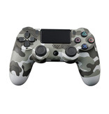 Stuff Certified® Controlador de juegos para PlayStation 4 - Gamepad PS4 Bluetooth con camuflaje gris vibración