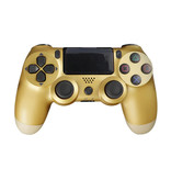 Stuff Certified® Manette de jeu pour PlayStation 4 - Manette de jeu Bluetooth PS4 avec Vibration Gold