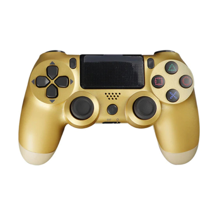 Kontroler do gier na PlayStation 4 - Gamepad PS4 Bluetooth z Vibration Gold