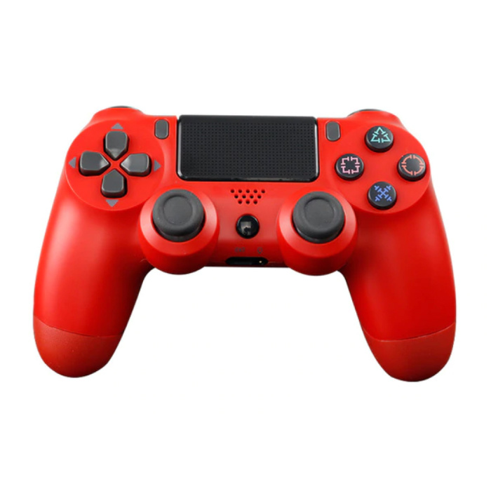 Kontroler do gier na PlayStation 4 - PS4 Gamepad Bluetooth z Vibration Red