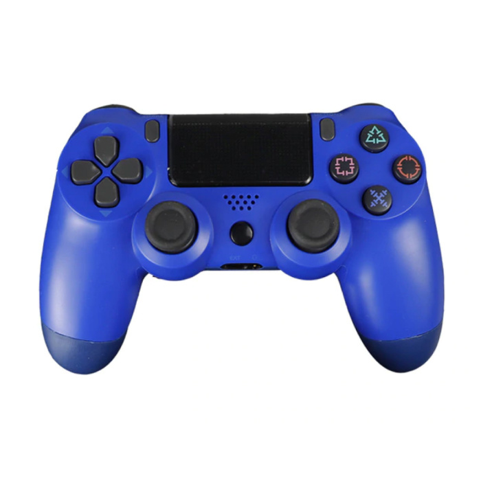 Controller di gioco per PlayStation 4 - Gamepad Bluetooth per PS4 con vibrazione blu