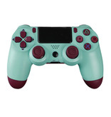 Stuff Certified® Controller di gioco per PlayStation 4 - Gamepad Bluetooth per PS4 con vibrazione verde