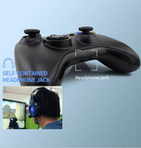 Stuff Certified® Controlador de juegos para Xbox 360 / PC - Gamepad con vibración negro