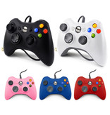 Stuff Certified® Controller di gioco per Xbox 360 / PC - Gamepad con vibrazione bianca