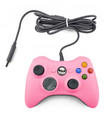 Stuff Certified® Controller di gioco per Xbox 360 / PC - Gamepad con vibrazione rosa