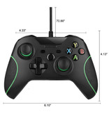 Stuff Certified® Controller di gioco per Xbox One / PC - Gamepad con vibrazione nero