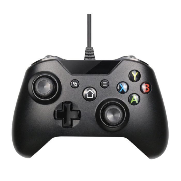 Kontroler do gier na Xbox One / PC - Gamepad z wibracjami Czarny
