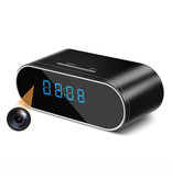 SpiedCat Reloj despertador con cámara y WiFi: visión nocturna inalámbrica de seguridad para el hogar inteligente