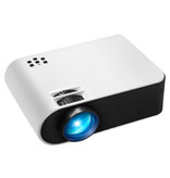 AUN Mini proyector LED W18 - Reproductor multimedia doméstico Mini Beamer