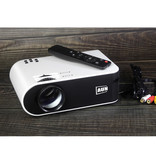 AUN W18 Mini LED Projector - Mini Beamer Home Media Speler