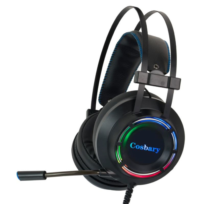 Cuffie da gioco Cuffie stereo Cuffie con audio surround 7.1 con microfono per PlayStation 4 / PC