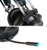 Cosbary Gaming Headset Stereo Earphones 7.1 Surround Sound Headphones with Microphone for PlayStation 4 / PC