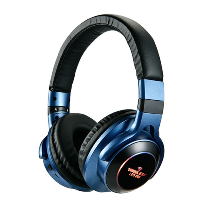 Cuffie senza fili Cuffie senza fili Bluetooth Cuffie stereo 3D Gaming Blu