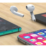 Stuff Certified® Écouteurs 4 écouteurs sans fil avec commande tactile - TWS Bluetooth 5.0 Écouteurs sans fil Écouteurs Écouteurs Blanc