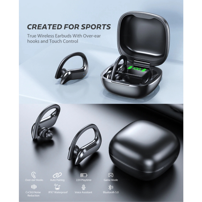 Compre Bluetooth 5,0 Mini Auricular Para Juegos Bluetooth Con