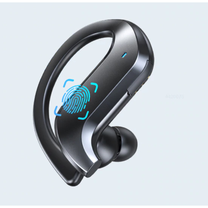 Mini auriculares inalámbricos, auriculares Bluetooth en el oído, control  táctil con funda de carga inalámbrica, IPX7, impermeable, inalámbrico, mini
