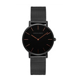 Hannah Martin Ladies Watch - Anologue Movement Mesh Strap for Women - CH36-WFH